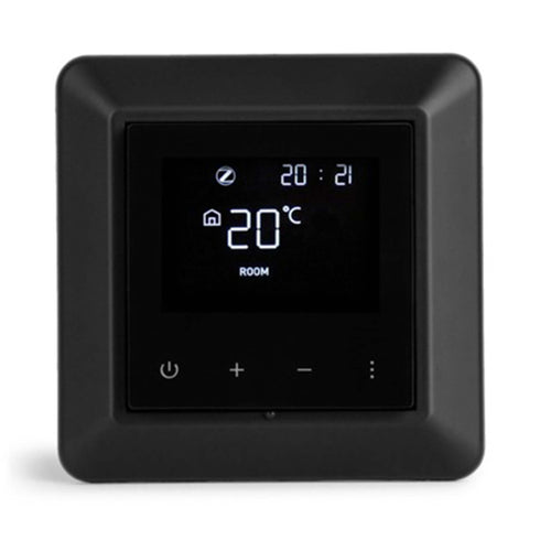 Futurehome Termostat Hvit - 16A - 3600W - Zigbee 3.0 - Sort - Elbilgrossisten